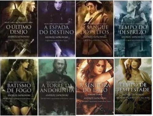 KIT 8 LIVROS THE WITCHER Andrzej Sapkowski - Revista HQ - Magazine